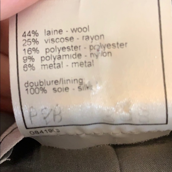 Chanel silver cropped jacket Size 38/US 6 - Picture 7 of 8